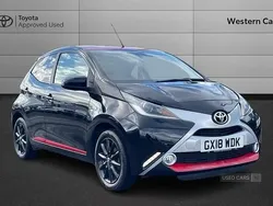 Black Used 2018 Toyota Aygo x-press Hatchback | £7,990 (Fair price)
