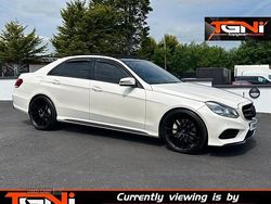 White Used 2013 Mercedes E350 AMG Sedan | £13,995