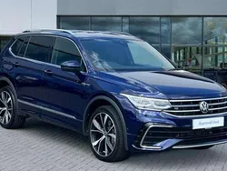 Atlantic blue metallic Used 2024 VW Tiguan Allspace R-line SUV | £36,339 (Fair price)