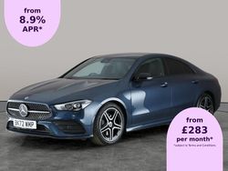 Blue Used 2022 Mercedes CLA200 Executive Coupe | £21,198 (Fair price)