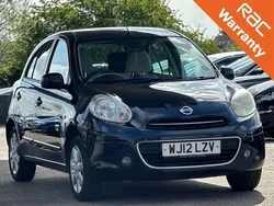 Black Used 2012 Nissan Micra Hatchback | £3,000 (Fair price)