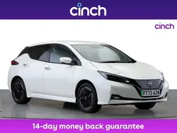 White Used 2023 Nissan Leaf Tekna Hatchback | £13,499 (A bit pricey)