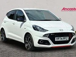White Used 2024 Hyundai i10 N Line Hatchback | £17,299 (Expensive)