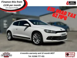 White Used 2011 VW Scirocco GT Coupe | £6,995 (Fair price)