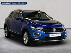Blue Used 2020 VW T-Roc SEL SUV | £17,790 (Fair price)