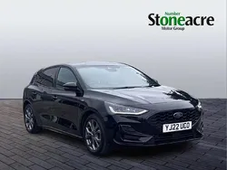 Black Used 2022 Ford Focus ST-Line Hatchback | £16,295 (A bit pricey)