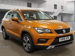Orange Used 2018 Seat Ateca Ecomotive SUV | £8,995 (Fair price)