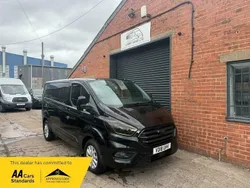 Black Used 2018 Ford Transit Custom Limited Van | £15,995 (Expensive)