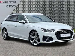 White Used 2022 Audi A4 S-Line Estate | £25,248 (Fair price)