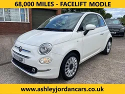 White Used 2017 Fiat 500 Lounge Hatchback | £5,999 (Fair price)