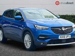 Metallic topaz blue Used 2018 Vauxhall Grandland X Sport SUV | £11,541 (Fair price)