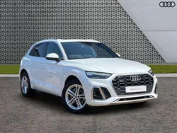 White Used 2023 Audi Q5 S-Line SUV | £35,499 (Fair price)