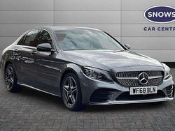 Grey Used 2018 Mercedes C300 AMG line Sedan | £18,799 (Good price)