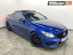Blue Used 2016 Mercedes C250 AMG Line Premium Plus Coupe | £11,495 (Expensive)
