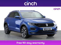 Blue Used 2021 VW T-Roc R-line SUV | £21,599 (Fair price)