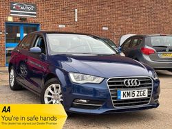 Blue Used 2015 Audi A3 Hatchback | £6,500 (Fair price)