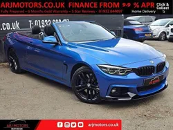Blue Used 2018 BMW 435 M Sport Cabriolet | £20,995 (Fair price)