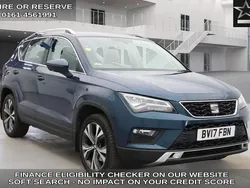 Blue Used 2017 Seat Ateca Ecomotive SUV | £10,470 (Fair price)