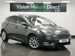 Grey Used 2017 Ford Focus Titanium Hatchback | £5,480 (Fair price)