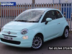 Green Used 2016 Fiat 500 Pop Star Hatchback | £6,000 (Fair price)
