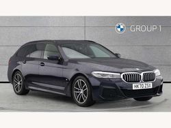 Black Used 2021 BMW 530e M Sport Estate | £22,990 (Fair price)