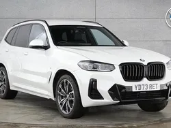 White Used 2023 BMW X3 M Sport SUV | £42,492 (Fair price)