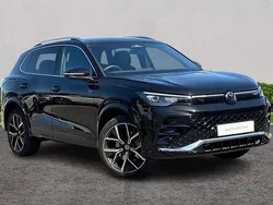 Black Used 2025 VW Tiguan R-line SUV | £41,995 (Fair price)
