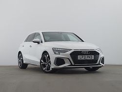 White Used 2021 Audi A3 S-Line Hatchback | £19,998 (Fair price)