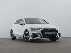 White Used 2021 Audi A3 S-Line Hatchback | £19,998 (Fair price)