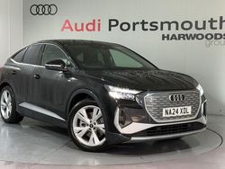 Black Used 2024 Audi Q4 Sportback e-tron S-Line SUV | £32,790 (Good price)