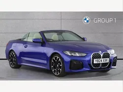 Blue Used 2024 BMW 420 M Sport Cabriolet | £41,990 (Fair price)