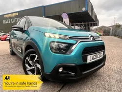 Blue Used 2021 Citroën C3 PureTech Hatchback | £8,495 (Fair price)