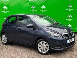 Blue Used 2017 Peugeot 108 Active Hatchback | £3,999 (Fair price)