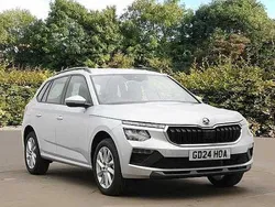 Brilliant silver metallic New 2024 Skoda Kamiq SE SUV | £18,690