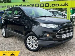 Black Used 2015 Ford Ecosport Zetec SUV | £4,825 (Fair price)