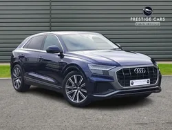 Blue Used 2019 Audi Q8 S-Line SUV | £33,499 (Super price)