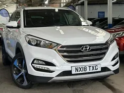 White Used 2018 Hyundai Tucson Edition SUV | £8,995 (Fair price)