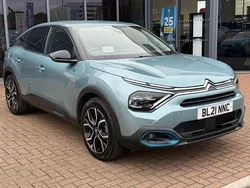 Blue Used 2021 Citroën e-C4 Shine Hatchback | £11,395 (Fair price)