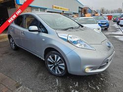 Silver Used 2015 Nissan Leaf Tekna Hatchback | £5,195 (A bit pricey)