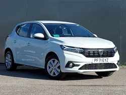 White Used 2021 Dacia Sandero Comfort Hatchback | £11,298 (Fair price)
