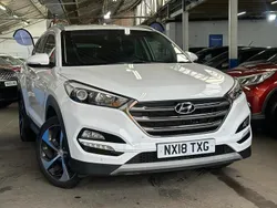 White Used 2018 Hyundai Tucson Edition SUV | £8,495 (Fair price)