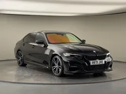 Sapphire black Used 2021 BMW 330 M Sport Sedan | £23,000 (Fair price)