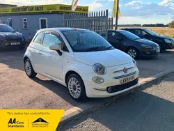 White Used 2015 Fiat 500 Lounge Hatchback | £4,499 (Fair price)