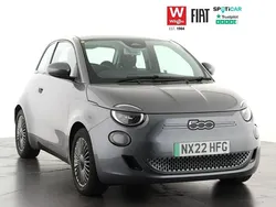 Grey Used 2022 Fiat 500e Icon Hatchback | £12,599 (Fair price)