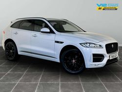 White Used 2018 Jaguar F-Pace R-Sport SUV | £11,395 (Fair price)