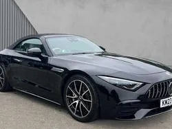 Obsidian black metallic Used 2023 Mercedes SL43 AMG Cabriolet | £71,833
