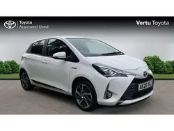 White Used 2020 Toyota Yaris Hybrid Hatchback | £14,093 (Good price)