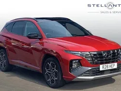 Red Used 2022 Hyundai Tucson N Line SUV | £24,107 (Fair price)