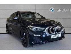 Carbon black Used 2021 BMW X6 M Sport SUV | £40,950 (Good price)