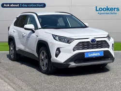 White Used 2020 Toyota RAV4 Hybrid Design SUV | £21,487 (Good price)